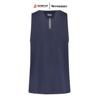 PRESSIO - Men - Elite Singlet - Navy Silver PRESSIO - Men - Elite Singlet - Navy Silver
